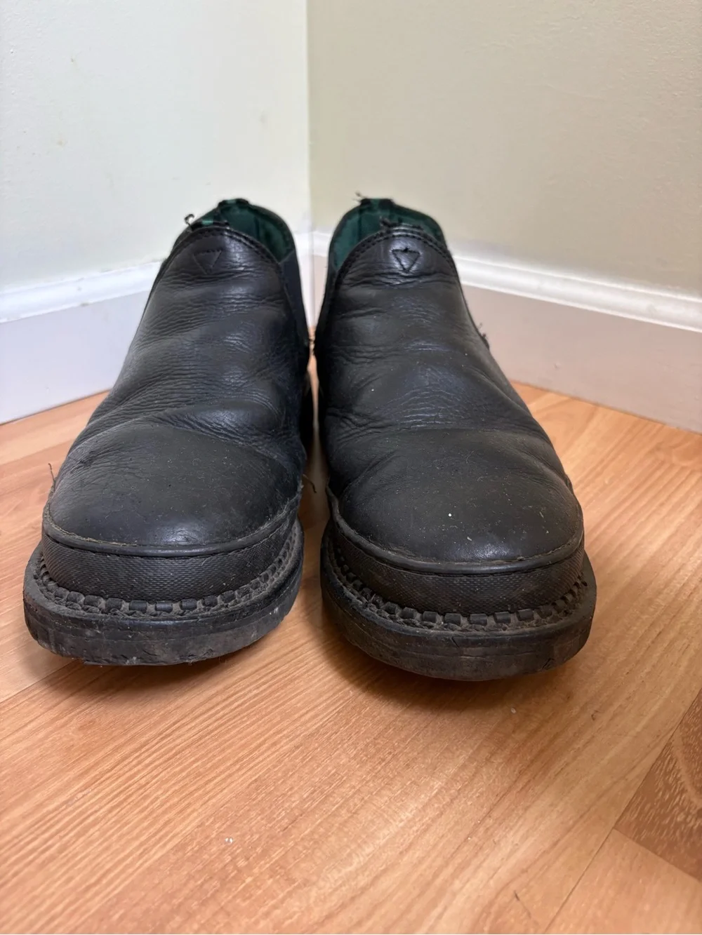 Georgia Boot Men's Black Leather Chukka Work Boots